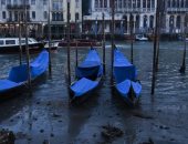 الجفاف يوقف "قوارب البندقية" الشهيرة.. فيديو وصور
