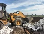 إزالة 27 حالة تعد على الأراضى الزراعية وأملاك الدولة  بسوهاج