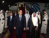 رئيس الوزراء يصل الدوحة فى زيارة عمل 
