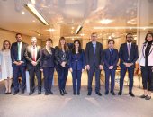 رانيا المشاط تعقد جلسة مباحثات ثنائية مع نائب رئيس البنك الأوروبي لإعادة الإعمار