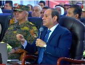 الرئيس السيسي: الحذر والحرص مستمران للحفاظ على سيناء.. الإرهاب كان يعوق حياة الناس..الدولة تواجه شائعات وأكاذيب غير طبيعية وصلت لبيع قناة السويس.. ويؤكد:المصريون عندهم وعى واستحملوا معانا ظروف صعبة وأسعار غالية