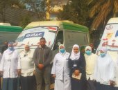 حياة كريمة ببنى سويف: الكشف وتوفير العلاج بالمجان لـ1700 مواطن بقرية شاويش
