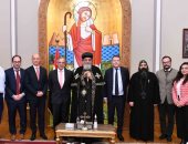 البابا تواضروس يستقبل وفد البرلمان الأوروبي بالمقر الباباوى 