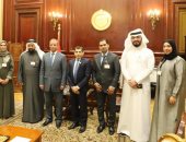 أمين الشيوخ يستقبل وفد شورى البحرين لتبادل الخبرات بين البرلمانين