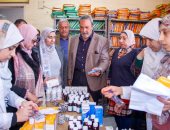 تقديم الرعاية الطبية لـ 1077حالة بقافلة جامعة طنطا بمركز السنطة.. صور