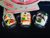 بوجي وطمطم ودياسطي.. منى تبدع في رسم شخصيات رمضان على "الكبايات"