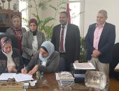 "تربية رياضية الإسكندرية" تتسلم مشروع التحول الرقمى فى نظم التقويم والقياس 