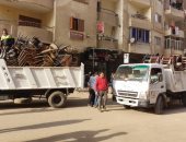 رفع 2000 حالة إشغال بشارع الأربعين فى الهرم