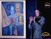 متسابقة الدوم سارة السيد تقدم لوحة عن مريض السرطان وأشرف رضا ينصحها ألا تترك الرسم يوما