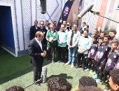 الرئيس السيسى يلتقى الأطفال المشاركين فى برنامج "كابيتانو مصر".. فيديو