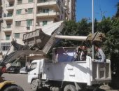 رفع 480 حالة إشغال وحاجز فى حملة مكبرة وسط الإسكندرية