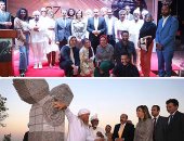 وزيرة الثقافة ومحافظ أسوان يشهدان حفل ختام سمبوزيوم النحت الدولى.. تكريم الفنانين الدوليين والمصريين فى الدورة الـ27.. نيفين الكيلانى: رحلة إبداعية استثنائية على مستوى العالم.. وأشرف عطية: أبدع فيه الأجداد
