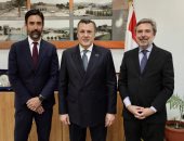 وزير السياحة يلتقى سفير إيطاليا بالقاهرة ومدير عام الاتحاد الإيطالى للسياحة