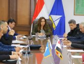 محافظ دمياط تناقش عددا من الملفات المتعلقة بسوق الجملة في شطا