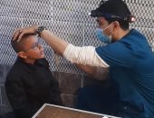 إقبال كبير من أهالى محافظة الوادى الجديد على قافلة جامعة الأزهر الطبية