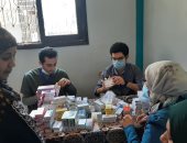 الكشف على 225 حالة بالمجان خلال قافلة طبية لجامعة بنها فى قرية زاوية بلتان