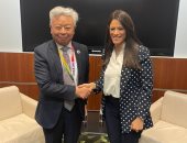 رانيا المشاط تلتقى رئيس البنك الآسيوى للاستثمار ومدير صندوق قطر للتنمية