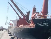 تصدير خام الكلينكر للسوق الإسبانية و600 طن حديد لسيراليون من شرق بورسعيد