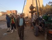 الوحدة المحلية لمركز أبو قرقاص تتابع مشروعات القطاعات الخدمية بـ"حياة كريمة"