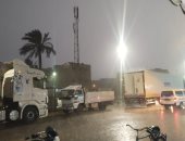 أمطار غزيرة ورعد وبرق ينير سماء القليوبية.. صور