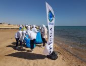جهاز شئون البيئة ينظم حملة لنظافة شواطئ سفاجا