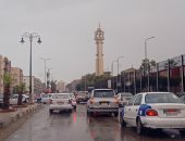 هطول أمطار غزيرة على مدينتى بورسعيد وبورفؤاد وانخفاض درجات الحرارة.. صور