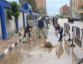 هطول أمطار على مدن وقرى كفر الشيخ واستمرار حركة الملاحة