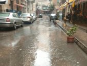 أمطار غزيرة وطقس سيئ واستمرار رفع الطوارئ بالإسكندرية.. صور 
