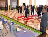الرئيس السيسى يفتتح مجمع مصانع الأسمدة الأزوتية بالعين السخنة