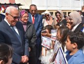 محافظ بورسعيد يشهد معرض ختام أنشطة الصفوف الأولى بنادى المعارف بعد تطويره