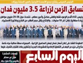 الرئيس السيسى: نسابق الزمن لزراعة 3.5 مليون فدان.. غدا على صفحات اليوم السابع