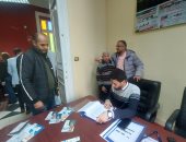 الصحفيون يتوافدون على النقابة الفرعية بالإسكندرية للمشاركة بانتخابات التجديد النصفى