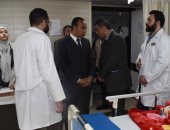 نائب محافظ المنيا يتابع انتظام الخدمة بمستشفى التأمين الصحى ومصر الحرة 