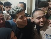 إمام عاشور لاعب المنتخب يحتفل بـ"الحنة" وسط أهل بلدته فى الدقهلية.. فيديو وصور