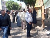 تحرير 13 محضر إشغال طريق خلال حملات بدير مواس فى المنيا