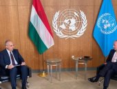 وزير الرى يلتقى رئيس الجمعية العامة للأمم المتحدة