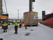 وصول أول معدة نووية طويلة الأجل لمفاعل الضبعة ..صور