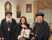وزيرة الهجرة تزور مقر إيبارشية الكنيسة القبطية الأرثوذكسية فى لوس أنجلوس وهاواي