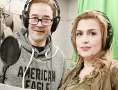 سيمون ومدحت صالح دويتو إذاعي فى رمضان على راديو مصر ..صور وكواليس