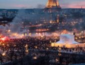 اشتباكات عنيفة بمظاهرات "مليونية" فى فرنسا ضد قانون رفع سن التقاعد.. فيديو