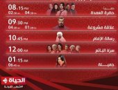تعرف على مواعيد عرض مسلسلات قناة الحياة فى رمضان