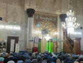 صلاة التراويح من مسجد المرسى أبو العباس بالإسكندرية فى أول جمعة من رمضان.. فيديو وصور