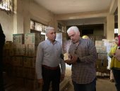 تفقُّد مخازن وزارة التموين بالإسماعيلية للتأكد من توافر السلع الاستراتيجية