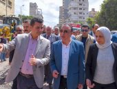 محافظ الإسكندرية يعلن بدء تنفيذ مشروع رصف وتطوير شارع أحمد أبو سليمان