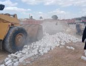 إزاله تعديات البناء المخالف على مساحة 3 آلاف متر بالشرقية 