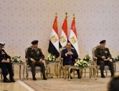 الرئيس السيسى يلتقى كبار قادة القوات المسلحة بمناسبة ذكرى نصر العاشر من رمضان