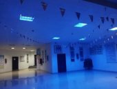 إضاءة كلية علوم ذوى الاحتياجات الخاصة فى بنى سويف بالأزرق احتفالا بيوم التوحد