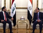 رئيس الوزراء يلتقى رئيس مجلس النواب العراقى والوفد المرافق له 