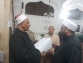 وكيل وزارة الأوقاف فى الإسكندرية يتفقد مساجد شرق ووسط