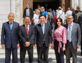 وزير الثقافة والسياحة الصينى يزور المتحف المصرى بالتحرير 